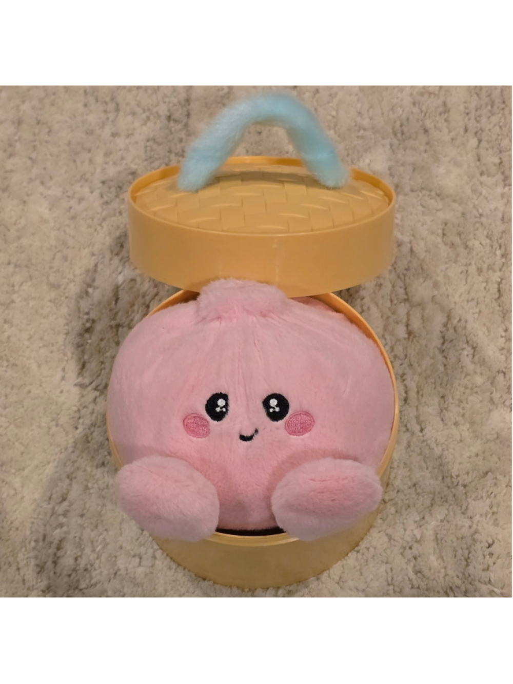 Ploofs Mystery Dumpling Plush Toy One Size Pink Yellow